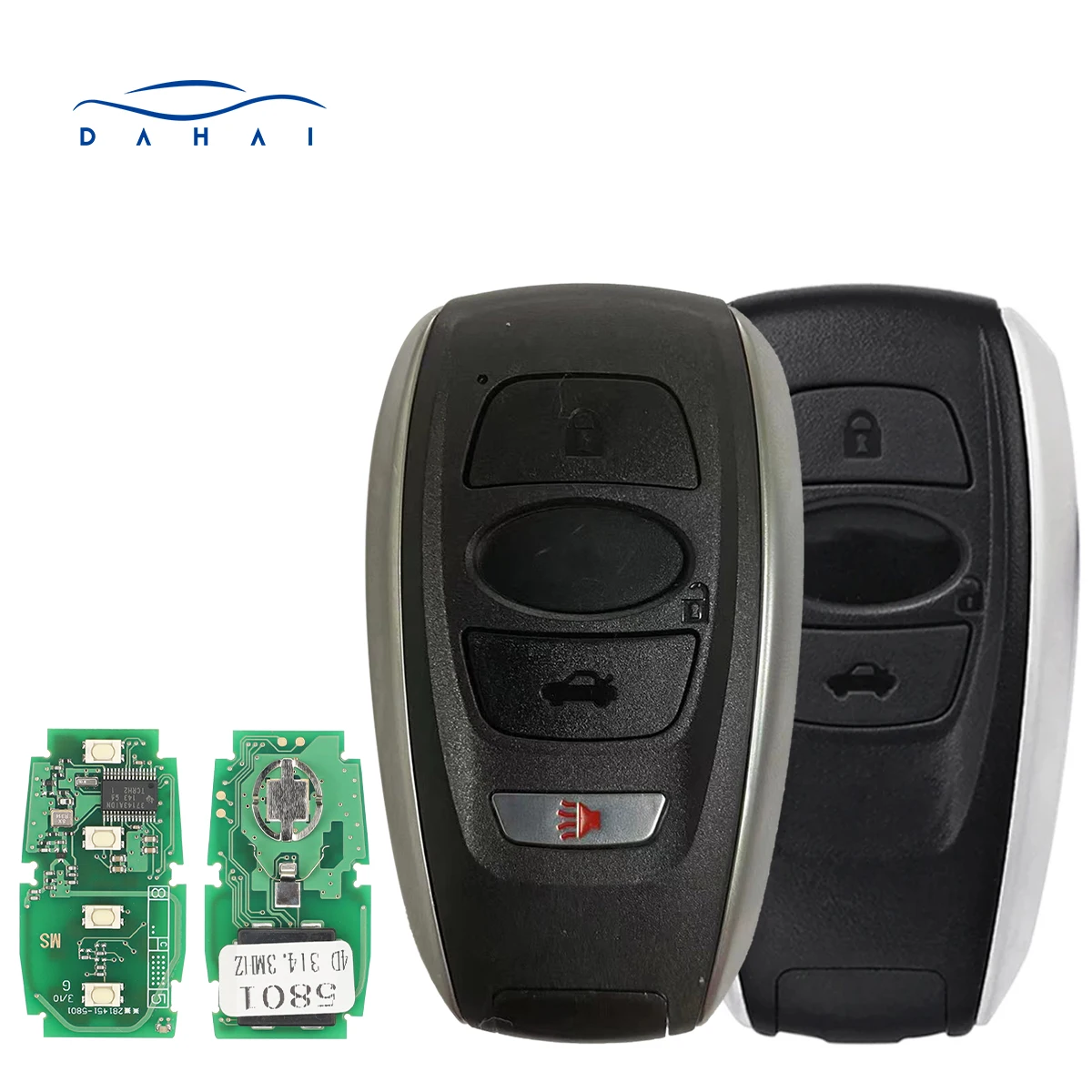 dahai HYQ14AHK HYQ14AHC 314.3/434MHz  7000/5801 Smart Remote Key for Subaru Crosstrek Forester Impreza Legacy Outback ID 74/8A