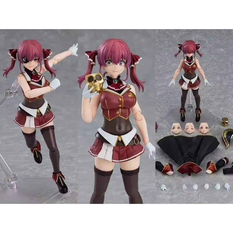 【En Stock】 MaxOriginal Factory Figma 577 Houshou Marine PVC 13 cm figurines d'action Anime modèle jouets cadeaux Collection