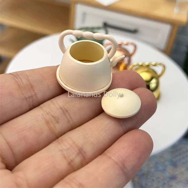 Dollhouse Miniatures Kitchen Furniture Items Mini Tea Kettle/thermal Kettle/kettle Model Furniture Decoration Accessories