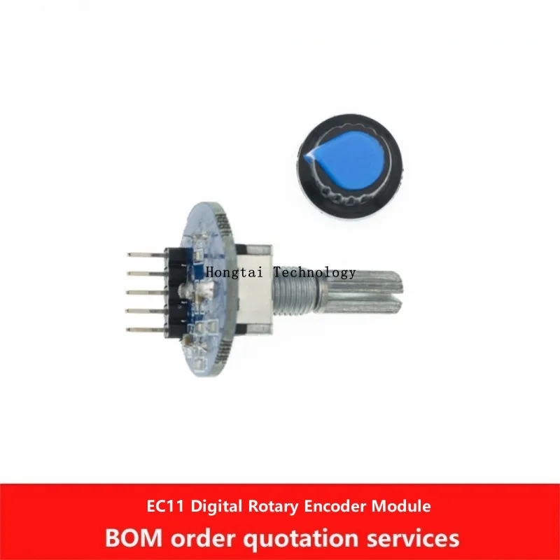 Boyi Technology EC11 Digital Rotary Encoder Module Rotary Potentiometer Rotary Potentiometer with Knob Cap