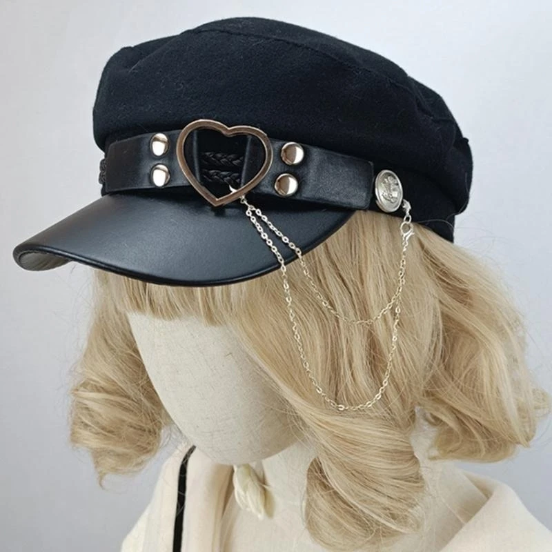 قبعة Steampunk Octagonal for Teenagers Girl Women Hat Clothing Association