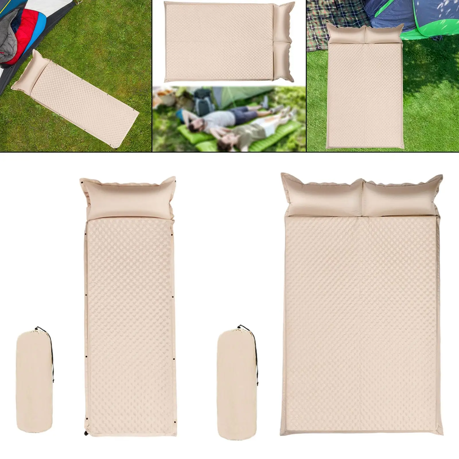 Inflatable Air Mattress with Built in Pump for Outdoor Camping - view 5