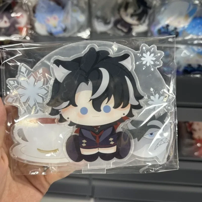 Dōjin Works Genshin Impact Cute 15cm Kinich Double Insertion Acrylic Stand Model Badge Plate Desk Decor Standing Sign Fans Gifts