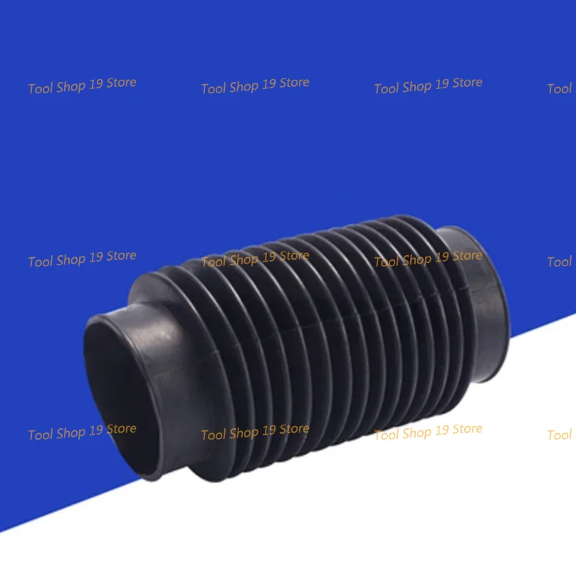 30mm 40mm 50mm 70mm 80mm Inner Diameter Machinery Black Rubber Flexibility Corrugated Sleeve Bellows 1PC