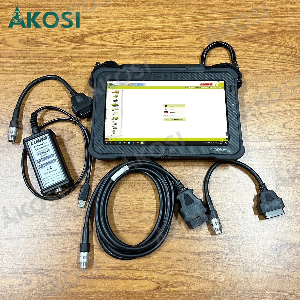 

Xplore tablet+2021 Software MetaDiag CLAAS CANBUS Interface agriculture construction truck tractor For CLASS diagnostic tool