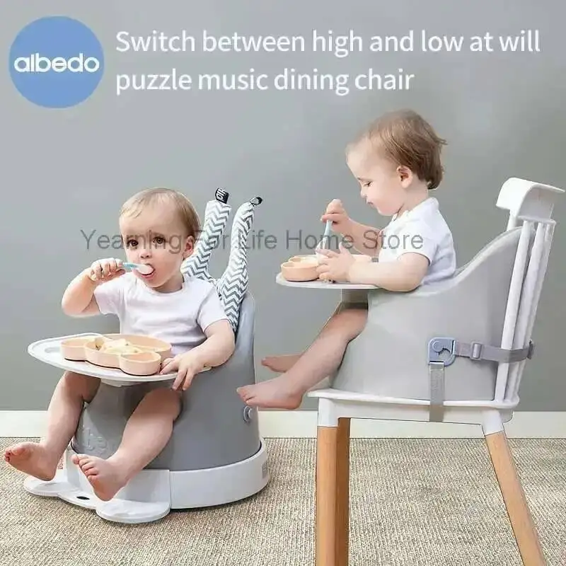 Silla de comedor para bebé, silla de aprendizaje para bebé, sofá, silla de comedor musical, sillas de plástico sillon de niña