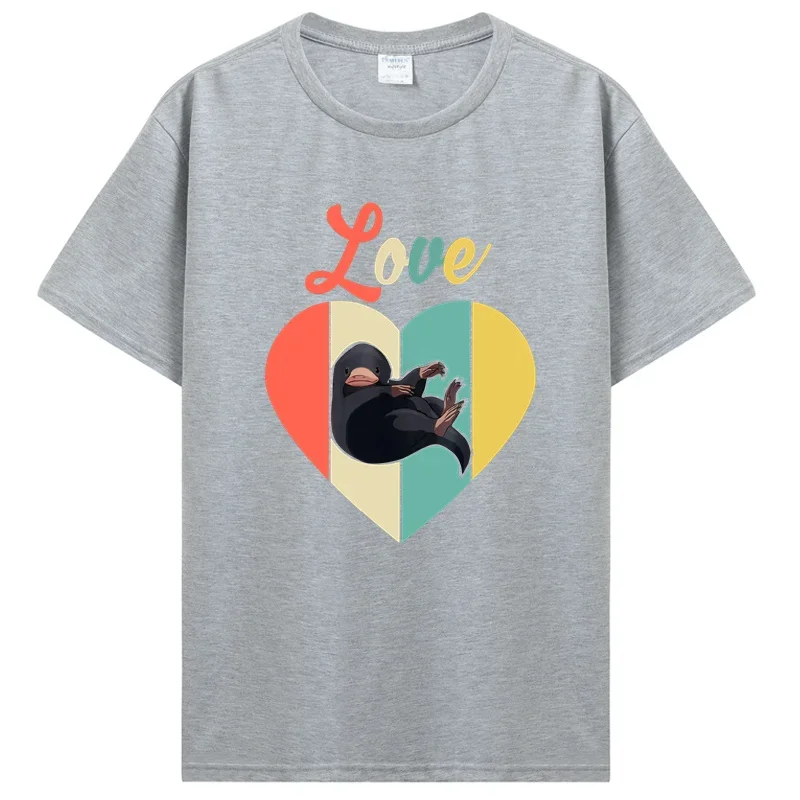 Love Niffler Cute Vintage Black Tops New Print Fashion Letters Men 100% Cotton Print Summer BobMarley harajukurHotsale outfits