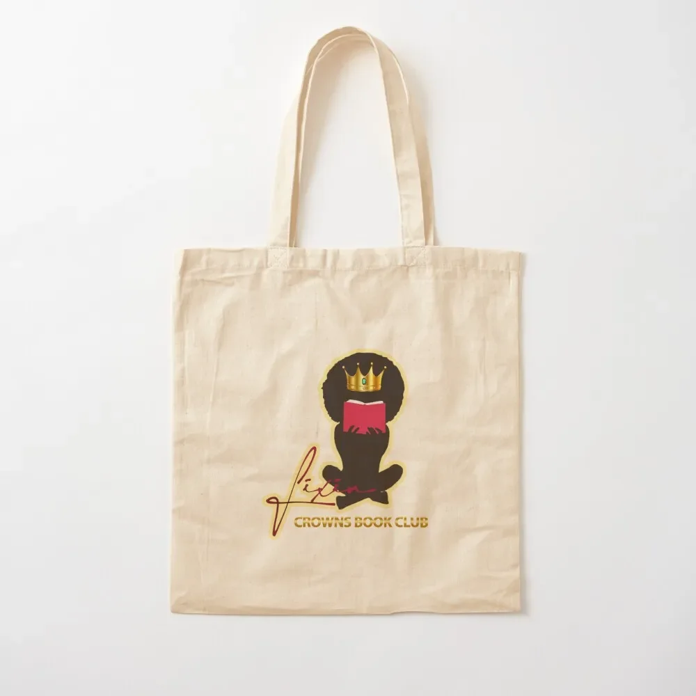 Fixin' Crowns Book Club Tote Bag Reusable bags tote bags aesthetic Tote Bag