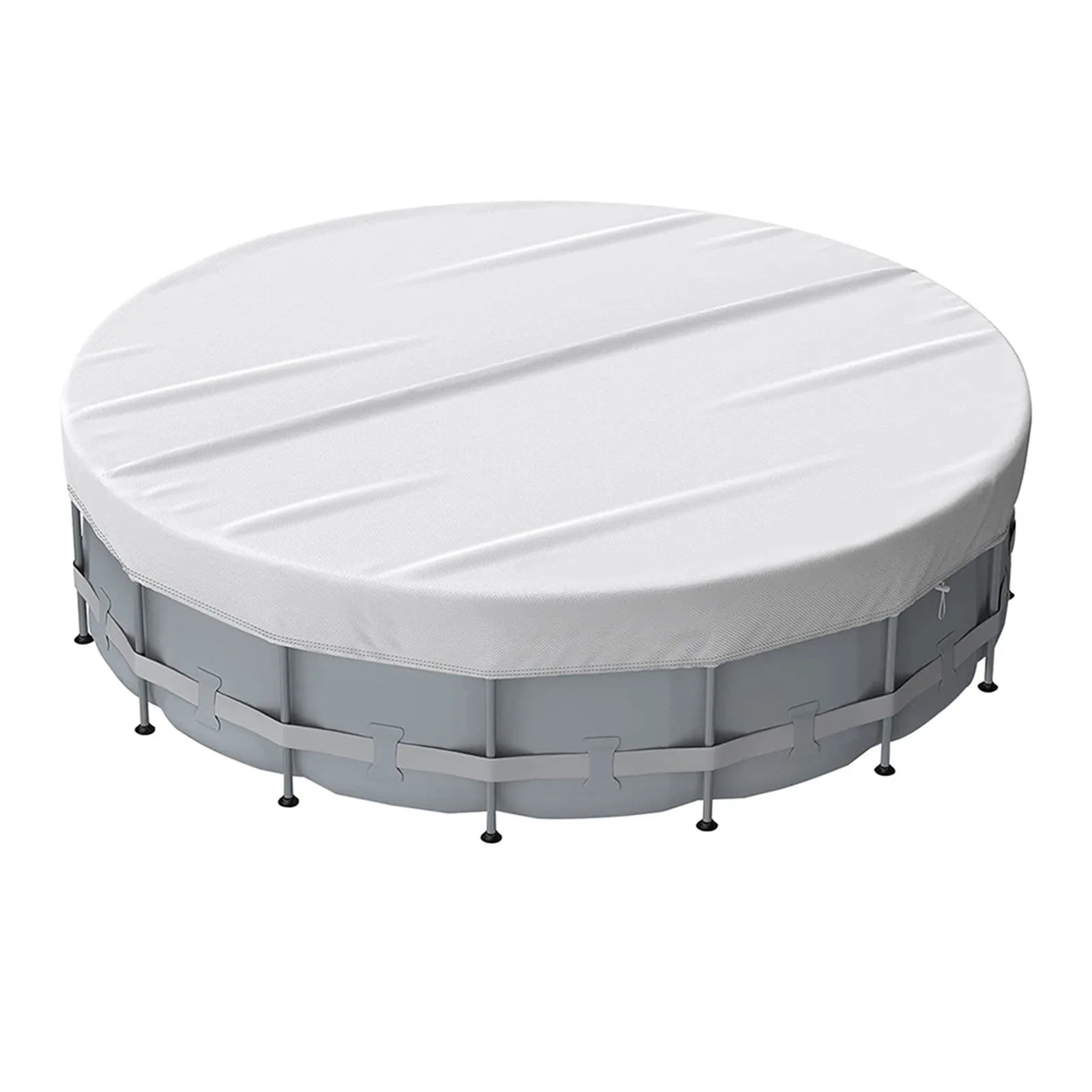 Heavy Duty Pool Cover for Above Ground Swimming Debris Prevention Money Saving User Friendly Design Fits Various Pools