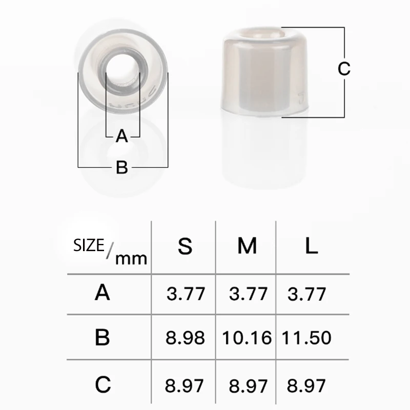 DUNU SS Stage Studio Silikonowe wkładki douszne XL/L/M/S/ (3 pary) — zdjęcie produktu 2