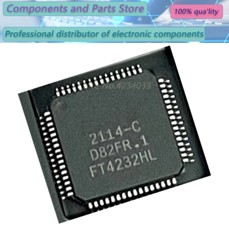 

10 шт. FT4232HL-REEL 232HLREE FT4232HL LQFP64 FT4232HLREEL