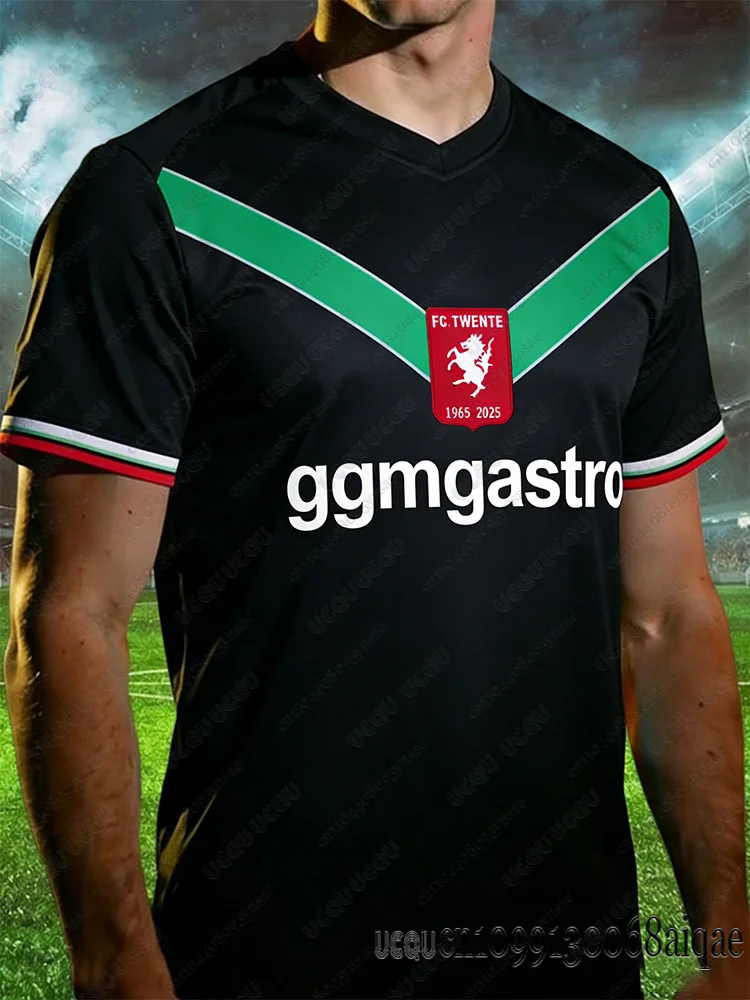Zomer Nieuwe Heren Voetbalshirts Snel Droogende Fiets Shirts Nederland FC Twente 25-26 Voetbalshirt Volwassenen/Kinderen Team Uniform