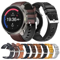 22mm Watch Strap For SUUNTO VERTICAL/OCEAN/RACE S/SUUNTO 5 / 9 PEAK PRO Vintage Leather Silicone Bracelets Smartwatch Watch band