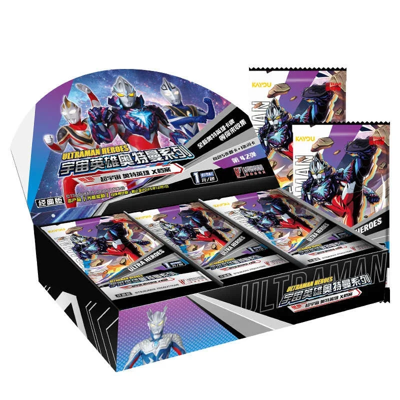 Kayou Ultraman Official Licensed Trading Card Game Anime Peripheral Collection Card Book Cards For Children'S Birthday Gifts