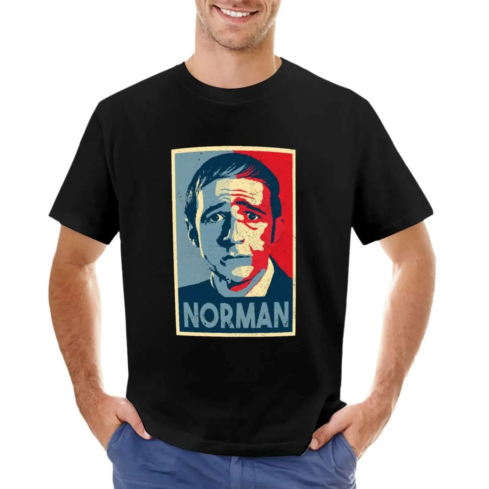 Norman Gunston Hope (distressed design) T-Shirt oversized heavyweights tees customs black t shirts for men