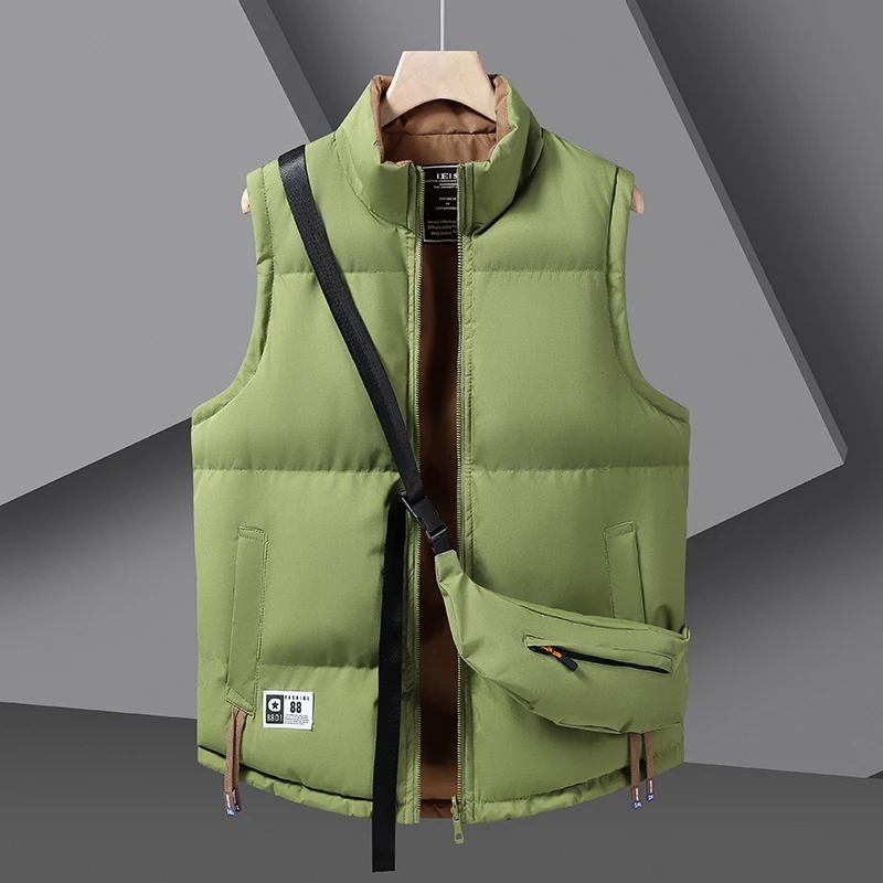 

Fashionable Warm Neutral Double-sided Cotton Vest Outdoor High-quality Breathable Comfortable Casual Cold Proof Padded Jacket