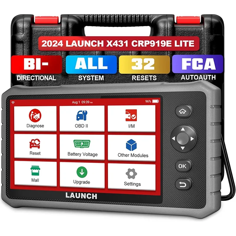 CRP919E Lite Full System OBD2 Car Diagnostic Tool Bi-Directional Scanner Code Reader 2 Years Free Engine Analyzer