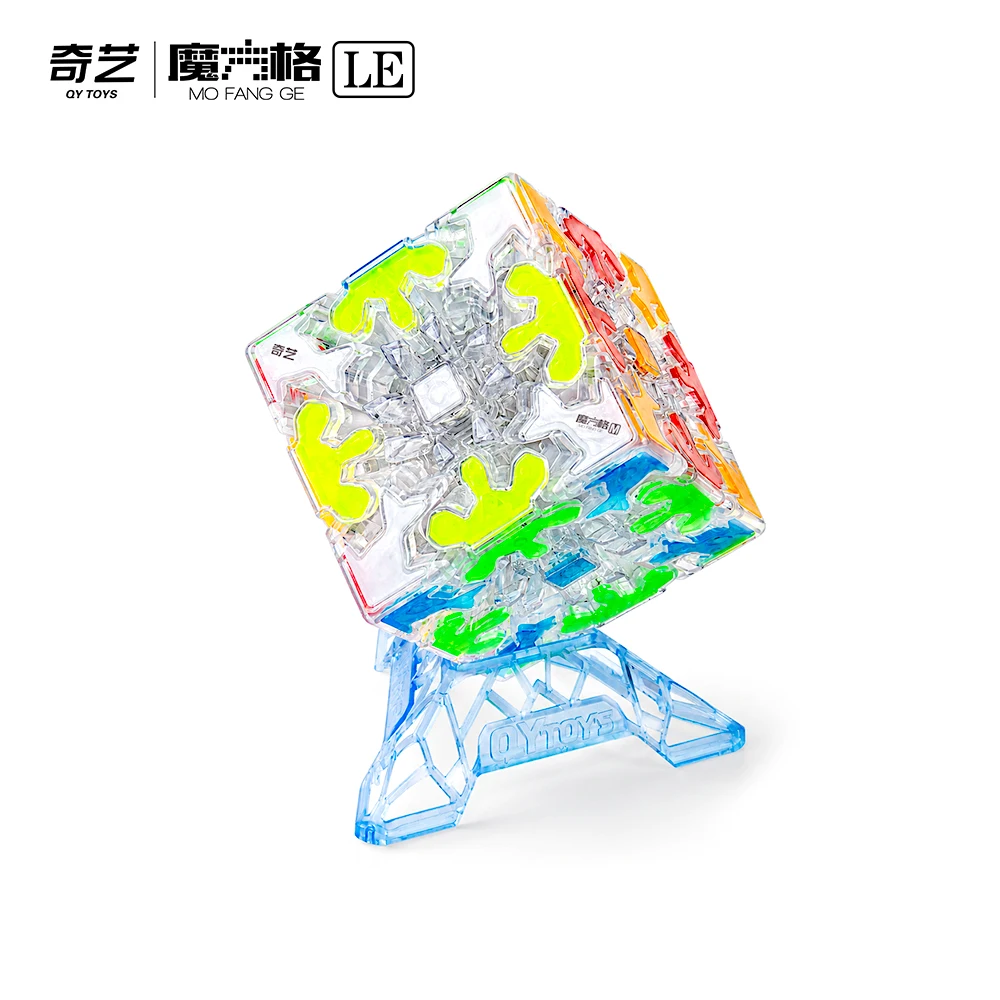 limited-edition-qiyi-gear-cube-3x3x3-gear-cube-3x3-cylinder-speed-cubes-educational-toy-for-children-gift