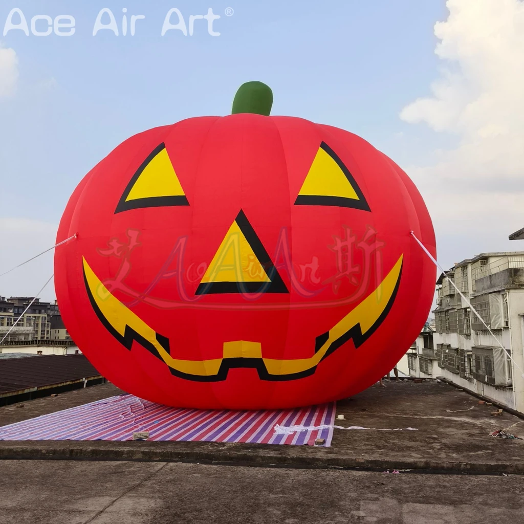 Palloncino gonfiabile modello zucca gonfiabile gigante di nuovo design per la decorazione di Halloween