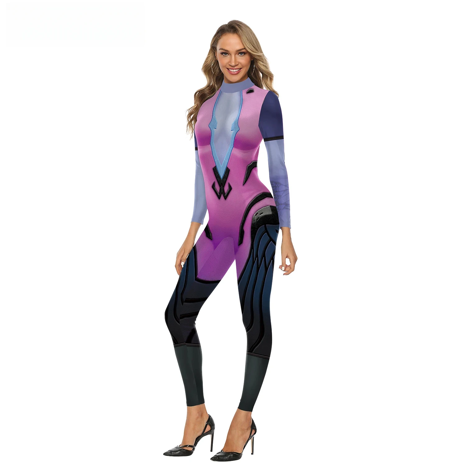 Комбинезоны для взрослых и женщин на Хэллоуин, карнавальный костюм для вечеринки, нарядные костюмы супергероя с 3D принтом, боди зентай