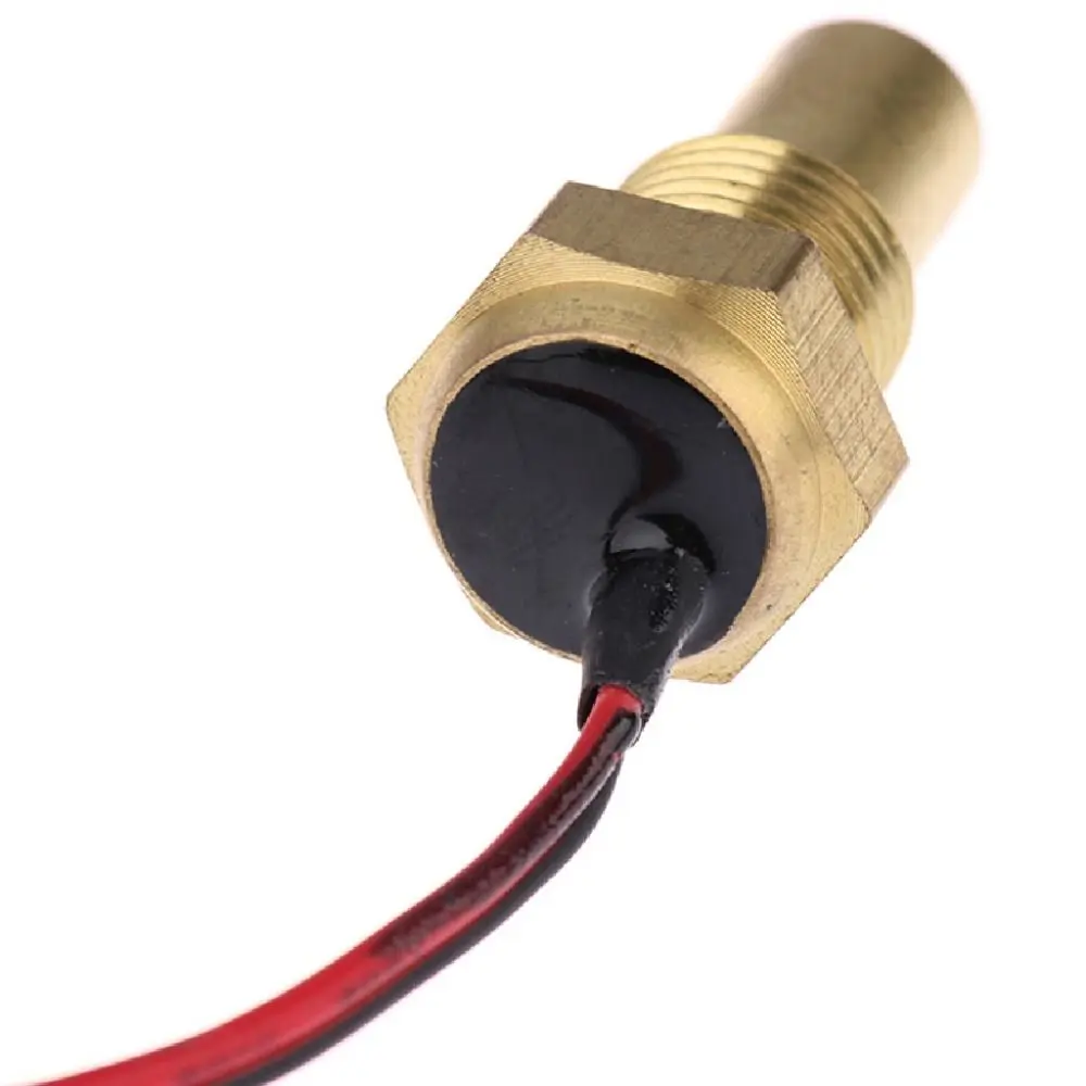 3/8 1/8 12V/24V For Car TruckGauge Temp Sender 50K Head Plug Water Temperature Sensor Digital Temperature Sensor