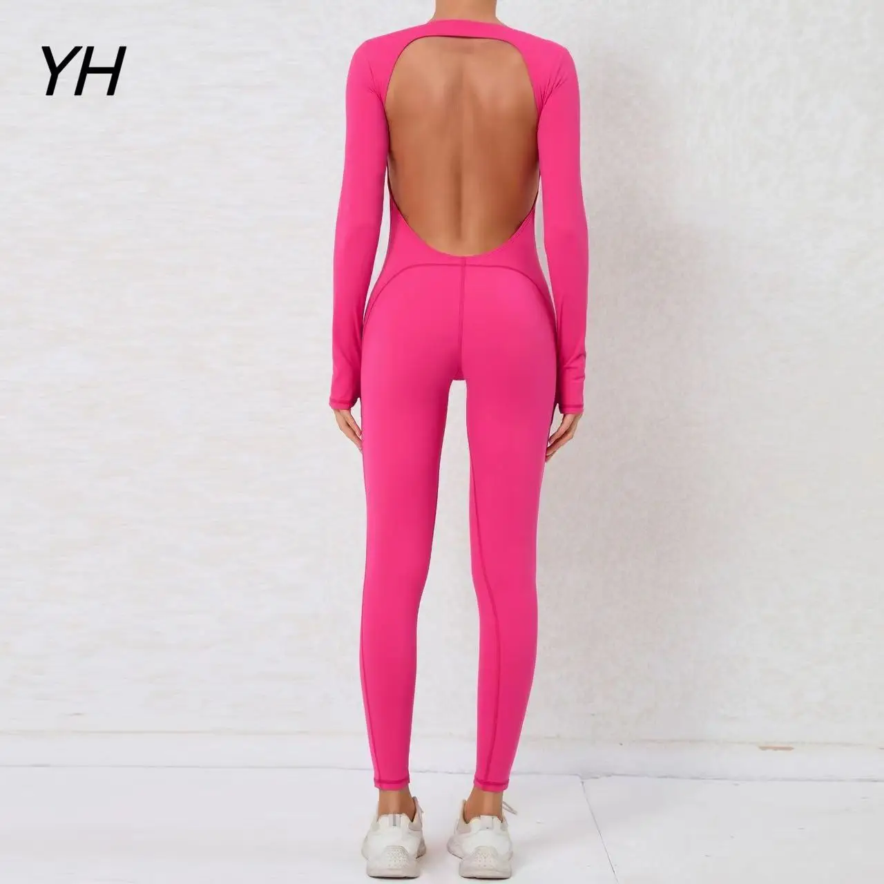 Sexy One-piece Suit Women Sports Jumpsuit Zippers Yoga Clothing Sportswear Set Women Workout Bodysuits Fitness Rompers Female