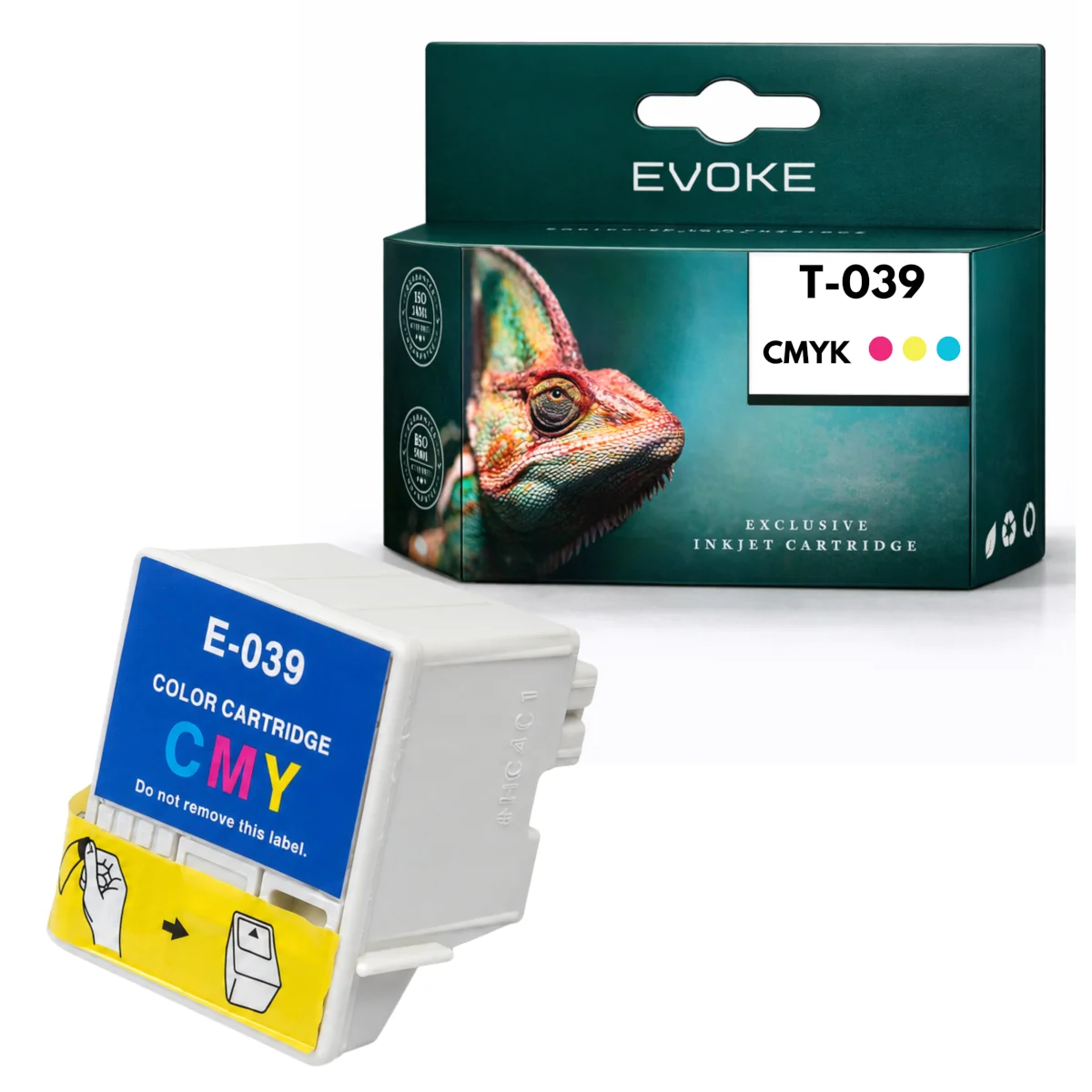 Evoke Compatibele Inkt voor Epson T039 T-039 C13T03904A10 Driekleurig Cmy Stylus C43Ux C43Sx C45