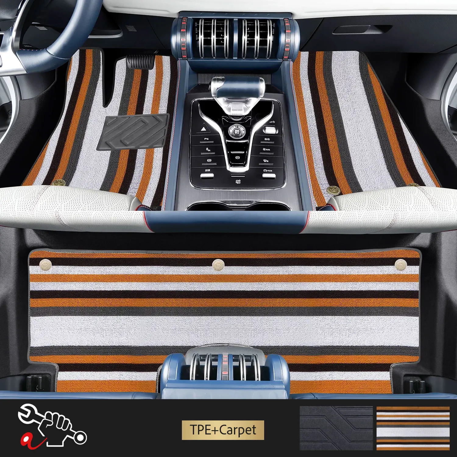 Left-Hand Drive Car Custom Fit Floor Mat For BYD ATTO 3 Yuan Plus Fast Charge 2026 Full Coverage Foot Pad Waterproof Liner