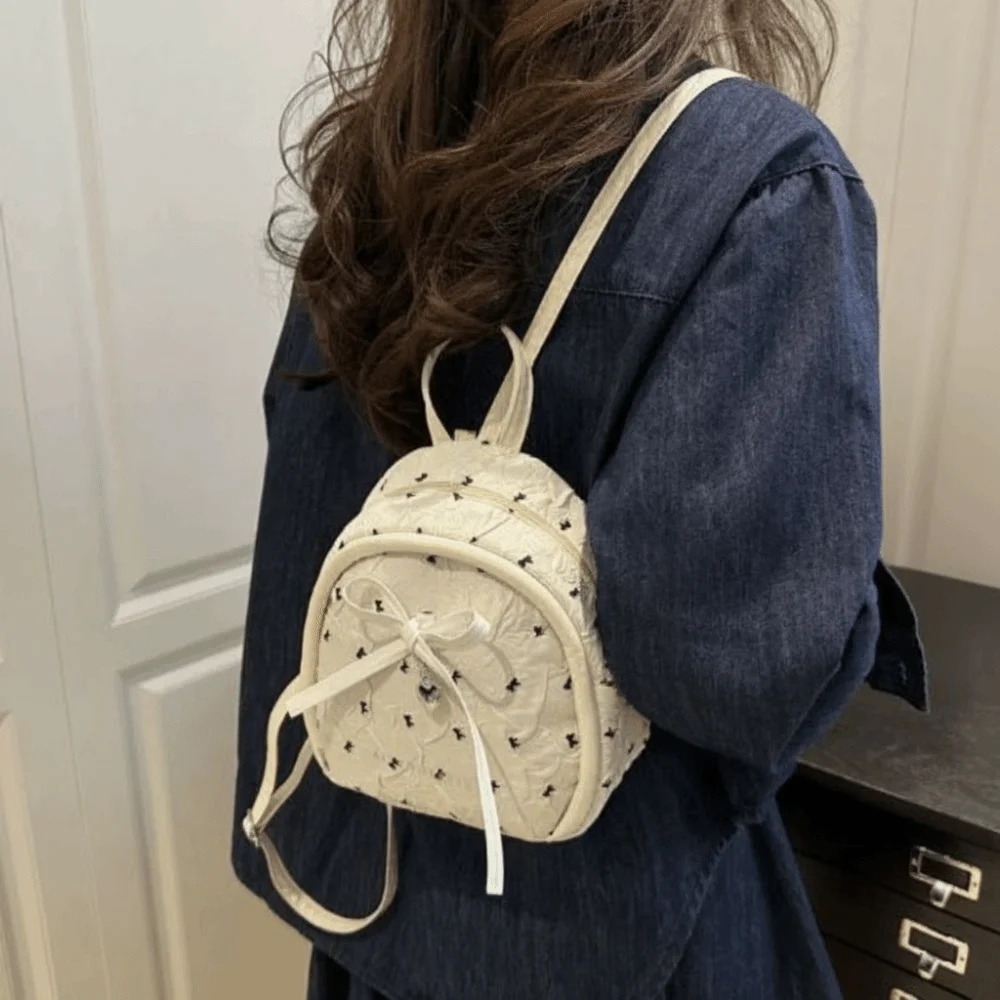 Fashion Sweet Backpack Print Design Trendy Handbag Small Size Shoulder Bag Summer Season