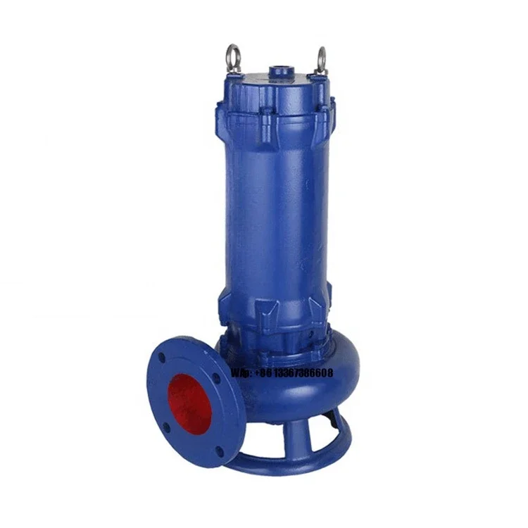 High-lift Non-blocking Cutting Submersible Sewage Pump Large-flow Farm Sewage Discharge Electric Pump
