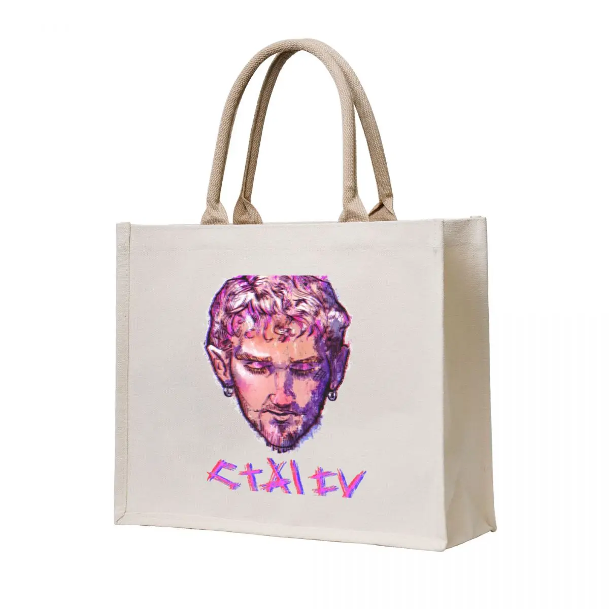 

Layne Staley Tote Bag tote bags aesthetic woman shopping bag Shopper handbag Canvas bag