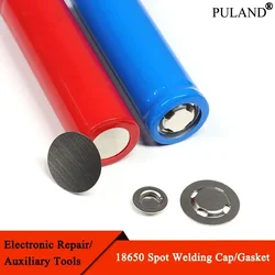 18650 Battery Spot Welding Cap Alternative Electrode Accessories Lithium Positive Spot Welding Tip Caps Negative Flat Gasket