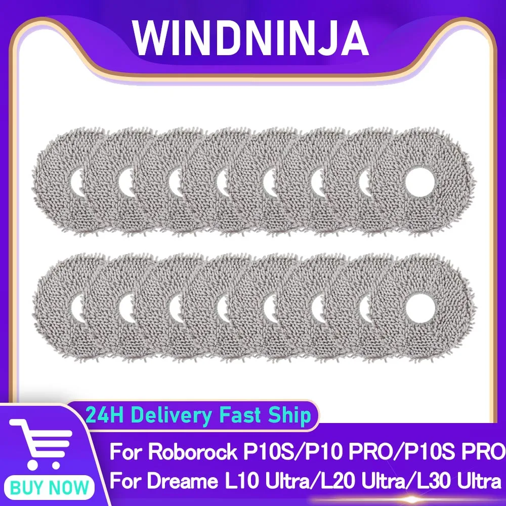 ممسحة قماش لـ Roborock P10S P10 PRO لـ Dreame L20 Ultra لـ ECOVACS X1S PRO X2 OMNI T20 OMNI T30 لـ Xiaomi X20 + X10 + فراغ