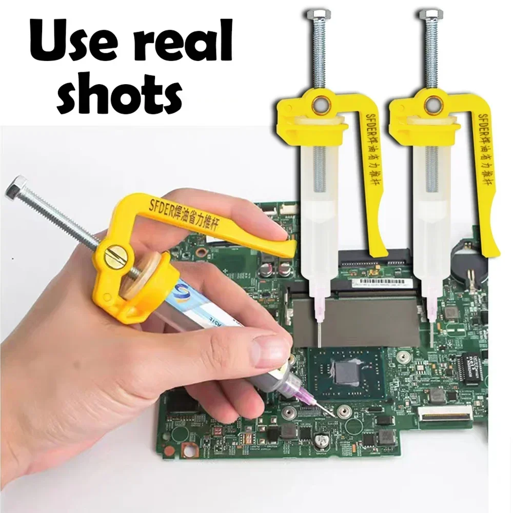 Effortless Solder Paste Glue Gun Extruder Circuit Board Repair Solder Paste Booster UV Glue Gun Booster Soldering Accessories