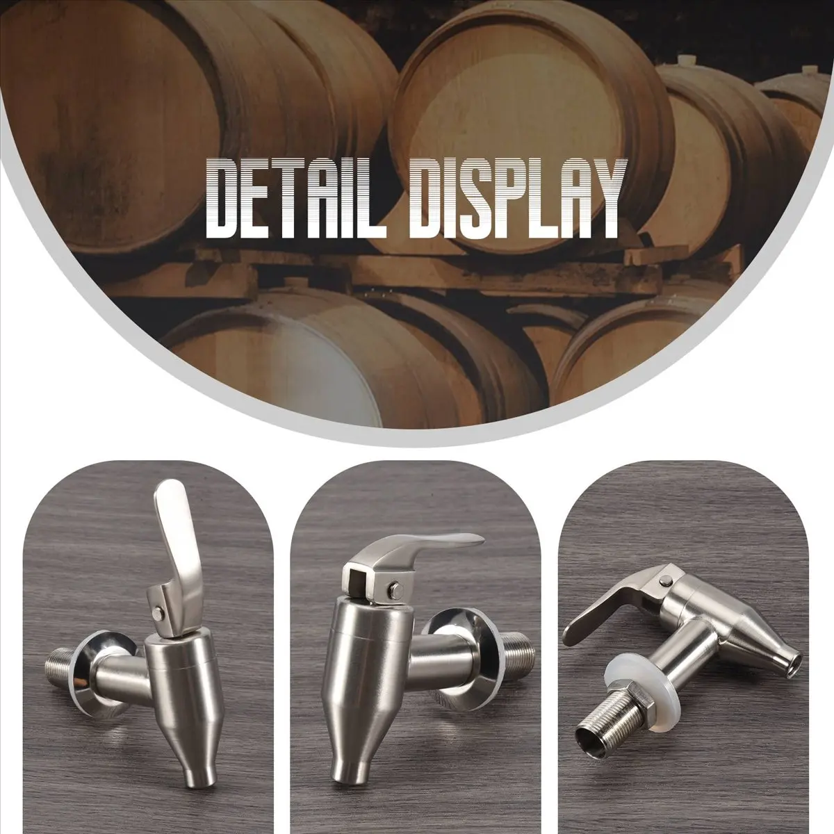 #68O Beverage Dispenser Replacement Spigot,Stainless Steel Polished,glass water dispenser,(Stainless steel)