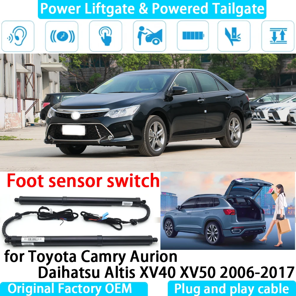

for Toyota Camry Aurion Daihatsu Altis XV40 XV50 2006-2017 Automatic Electric Power Liftgate Powered Tailgate Strut Tail Gate
