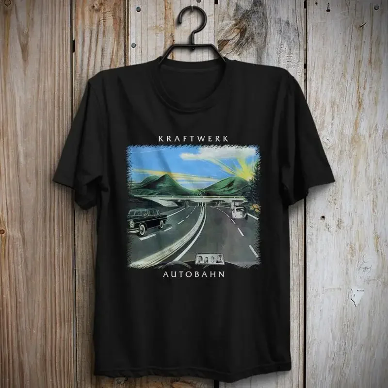 Kraftwerk Autobahn música electrónica Vintage camiseta Ralf Hutter Florian Schneider