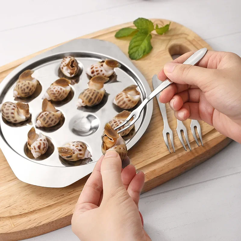 

Tongs Stainless Steel Metal Serving Kitchen Food Snail Mini Locking Cooking Grilling Barbecue Snail Plate Stainless Snail