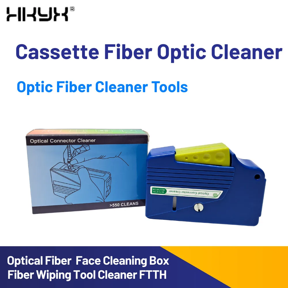 

Коробка для чистки оптического конца SC/FC/LC/ST Инструмент для протирки Косичка FTTH Инструменты для очистки оптического волокна Кассета Очиститель оптоволокна