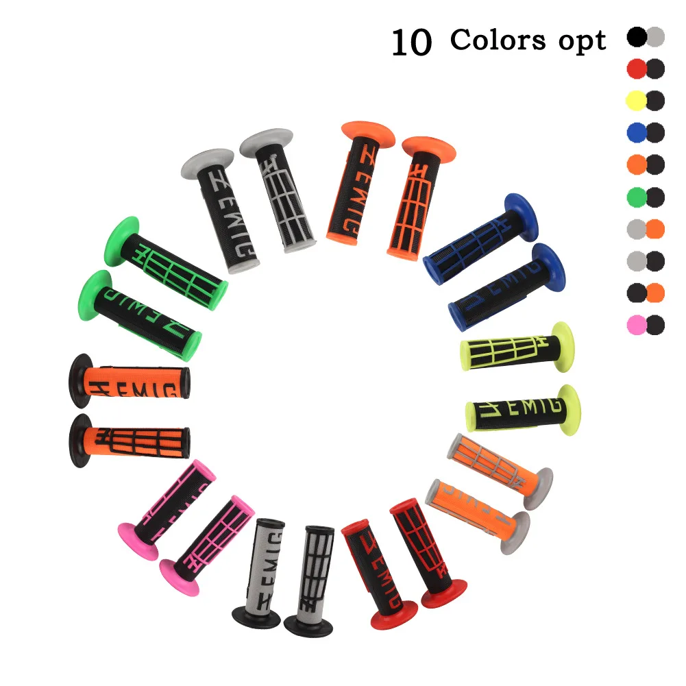 Motorcycle Hand Grips Handle MX Grip EMIG Grip FOR KTM YAMAHA KLX CRF Motorcycle Dirt Pit Bike Rubber Handlebar Twist Grip