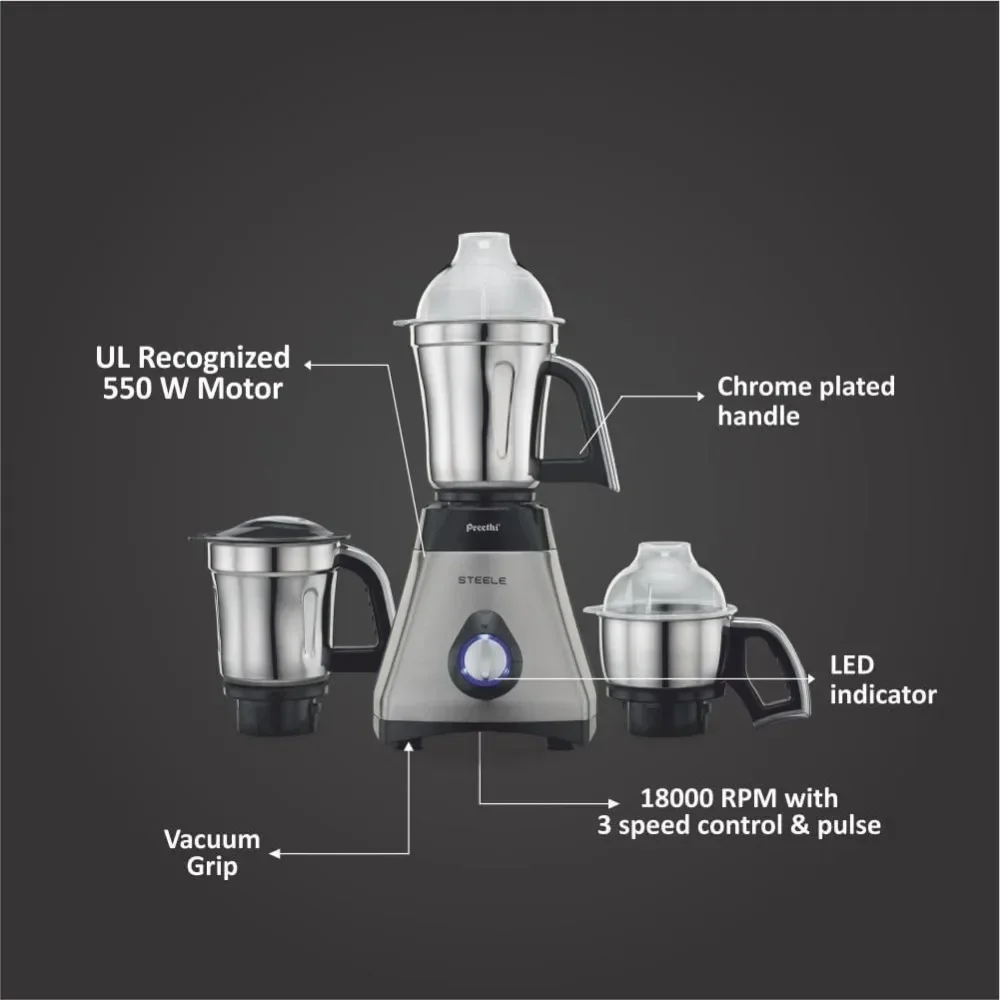 Moedor misturador, 13 x 8,6 x 12,5 polegadas