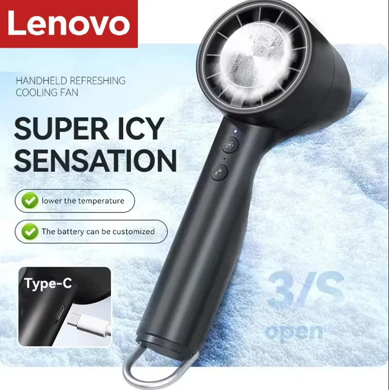 Handheld Kleine Fan Kühlung Klimaanlage Tragbare Stille High-speed Led-anzeige Hohe Wind Power USB Lade Fan
