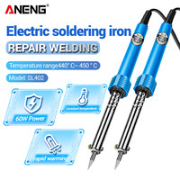 ANENG SL402 Electric Soldering Irons 220/110V Welding Repair Mica Heating Core 30/40/60W Temperature Adjustable Solder Tip Tools