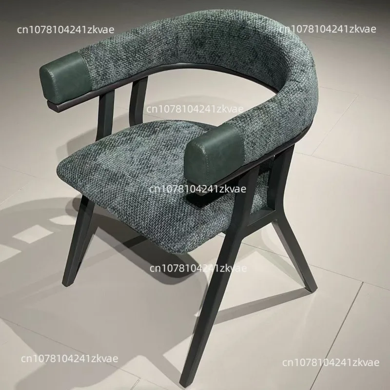 Dining chair Light luxury leisure backrest Back  Household Nordic modern word chair Simple Restaurant stool