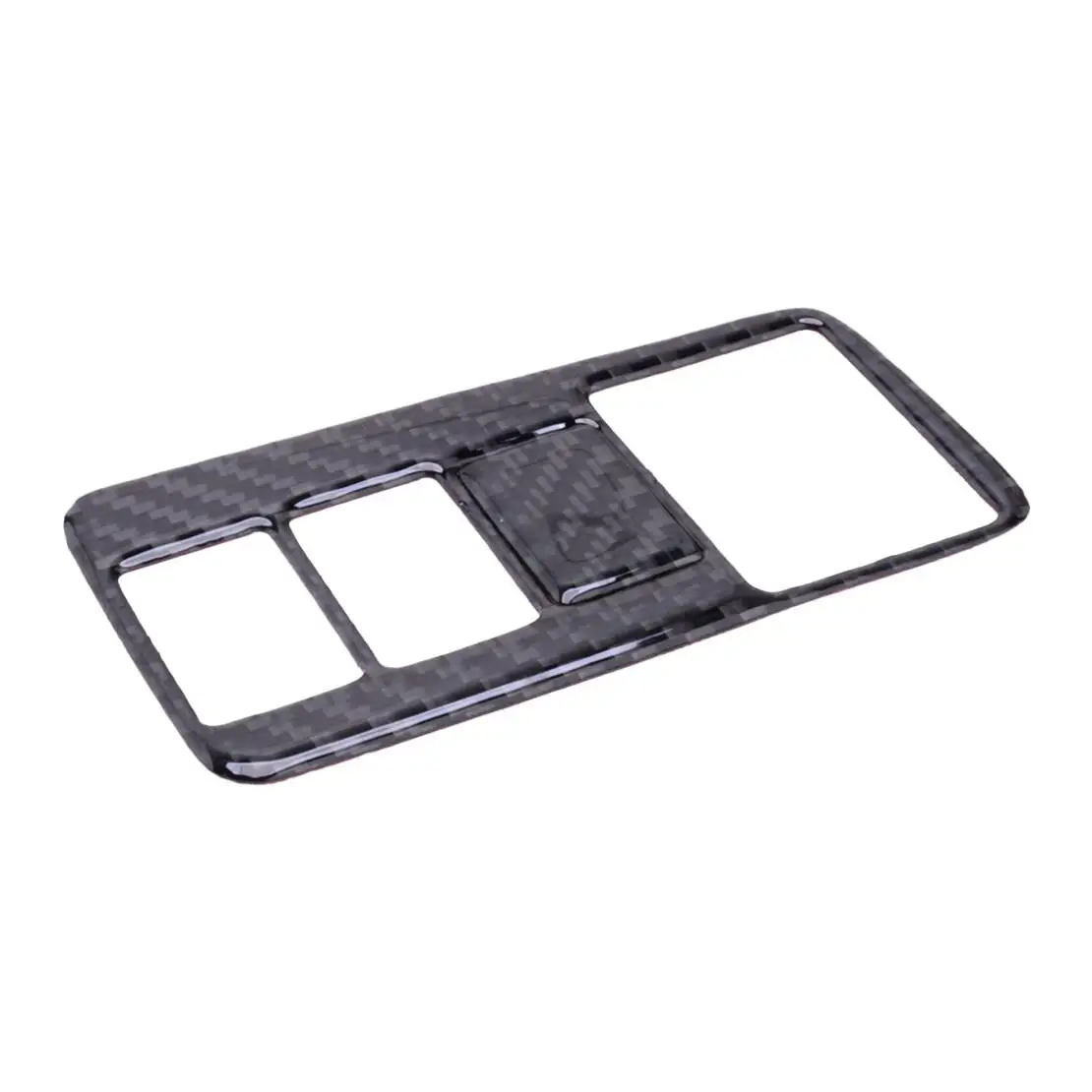 Black Carbon Fiber Headlight Switch Panel Cover Trim Left Hand Drive Fit for Toyota Corolla 2007 2008 2009 2010 2011 2012 2013