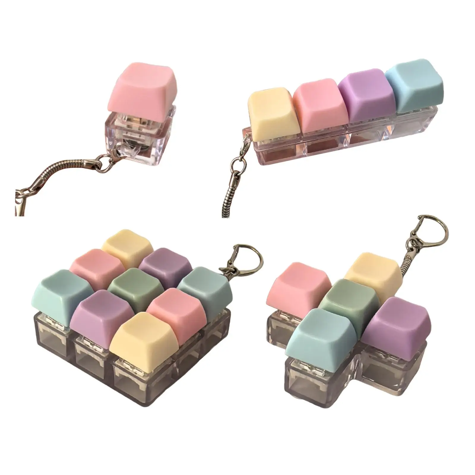 Клавиатура-брелок, сенсорная игрушка, легкий креатив для офиса и дома