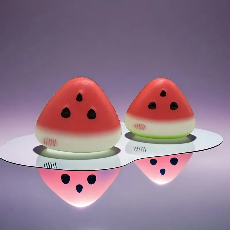 Jouet à presser pastèque Squishy, joli pincement de fruits, Fidget, poupée de décompression douce à rebond rapide, Anti-stress, cadeau, choses mignonnes