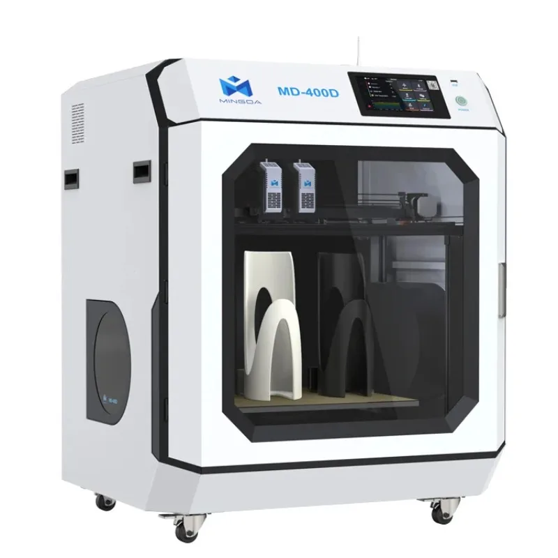 Minda 400D Industrial FDM 3D Printer Multicolor Digital Label & Card Printer With 1-Year Warranty & Big Printing Size
