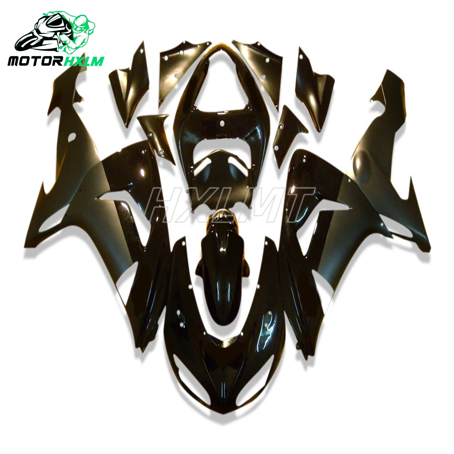 

New ABS Motorcycle Fairings Kit Fit For Kawasaki Ninja ZX10R 2006 2007 06 07 10R ZX-10R Bodywork Set Custom Green Black