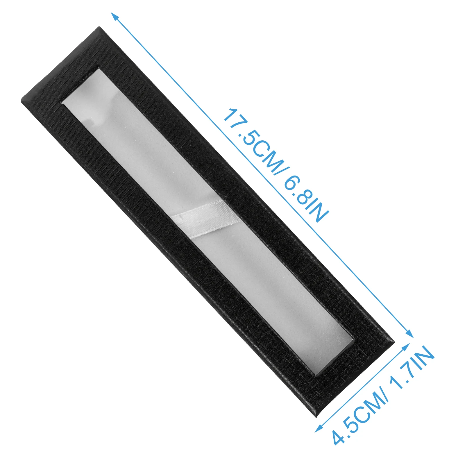 

Stylish Paper Pen Box With Clear View Window Empty Pen Case Organizer For Gel Pen Ballpen 5pcs Pen Gift Box Packing Pencil Case